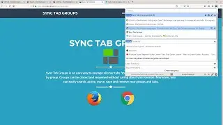 Sync Tab Groups - Browser extension for managing lots of tab