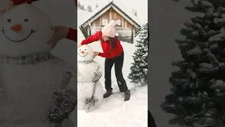 Жизнь в снежном шаре ❄️🔄 #vfx