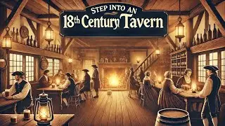 Step into an 18th Century Tavern 🍻🔥 Authentic Sounds of Lively Conversations 🎶