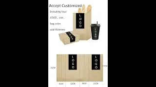 Accept customized paper bag supplier wholesale custom paper bag with your own logo paper bags