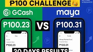 💰 ₱100 Investment Challenge: GCash GInvest vs Maya Funds Real 30-Day Results!
