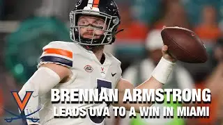 Virginia QB Brennan Armstrong Leads UVA To A Win In Miami