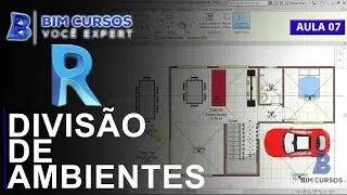 Curso gr&aacute;tis de Revit 2019 - 07 Divis&atilde;o de ambientes