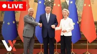 LIVE | Beijing: EU's Costa & von der Leyen Brief Media After Meeting China President Xi Jinping