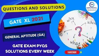 General Aptitude GATE 2021 | Full Paper with Solutions | Best Practice for GATE 2025