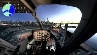 104/FANTASTIC SIMULATOR. BELL MODEL 407. SAN FRANCISCO. #sanfrancisco