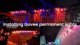 Installing Govee Permanent Lights on My House