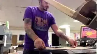 Spaceboy Clothing - DIY Screen Printing on Paper Bags