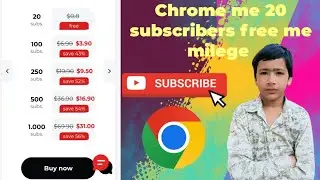 Chrome me 20 subscriber free me milege ll hitesh ds saini ll viral video ll trending searches video