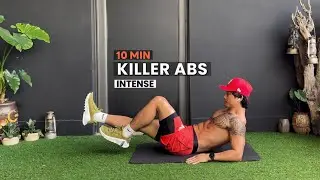 10 Min Intense LOWER ABS Workout | Killer Ab Burn At Home - No Equipment