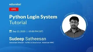 How to Create Login System using Python | Python Programming Tutorial | Edureka