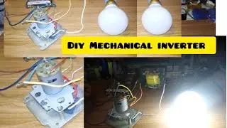 DIY Mechanical Inverter: Convert DC to AC with Simple Components!