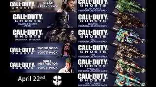 CoD Ghosts New DLC Camos! WEED Camo Confirmed!