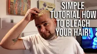 HOW TO BLEACH YOUR HAIR SIMPLE TUTORIAL L'OREAL QUICK BLUE BLEACH POWDER
