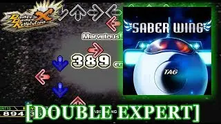 【DDR X】 SABER WING [DOUBLE EXPERT] 譜面確認＋クラップ