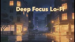Deep Focus Lo-Fi | Rainy Night | 2 Hours | No Distractions