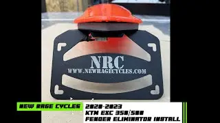 New Rage Cycles 2020-2023 KTM EXC 350/500 Fender Eliminator Install