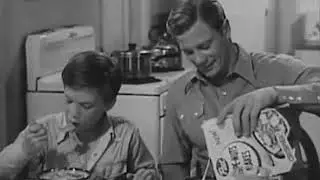 1955 POST GRAPE-NUTS FLAKES COMMERCIAL - Peter Graves, Bobby Diamond