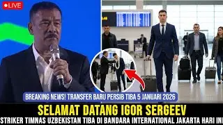 GEMPARKAN ASIA! Striker Timnas Uzbekistan Tiba di Bandara Hari ini&bull; mesin gol baru persib bandung!!
