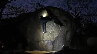 Lynn Woods Bouldering - Golden Arete V7+