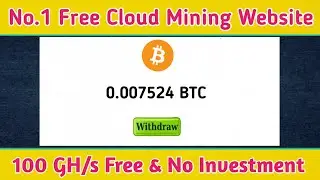New Free Cloud Mining website 2022,free bitcoin mining sites without investment 2022