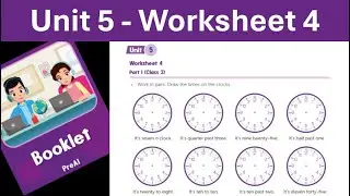 Booklet PreA1 7th Grade Unit 5 Worksheet 4 page 25