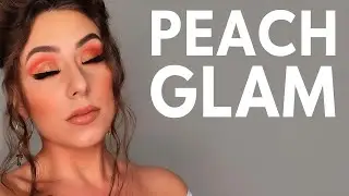 ✨ Peach Glam Makeup Tutorial | Soft Glam Peachy Look for Any Occasion ✨