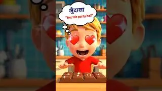He Thought It Was Chocolate&hellip; 😂🥕 | Funny Cartoon Short #viral #shorts #shortsfeed #cartoon #funny