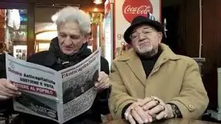 DUE AMICI AL BAR N  16 FRANCO IAVARONE E NELLO MASCIA - SALVINI SI CANDIDA IN CALABRIA