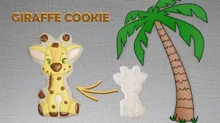 How to make a Giraffe cookie with Royal Icing