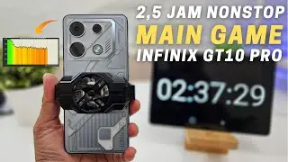 INFINIX GT 10 PRO PAKAI COOLER BUAT TEST GAMING