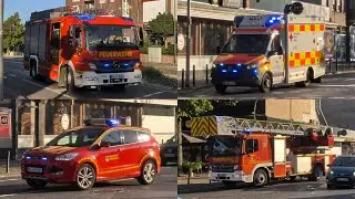 [bestätigter HRM] Hauptamtliche Wache  Dormagen + Freiwillige Feuerwehr + DRK auf Einsatzfahrt