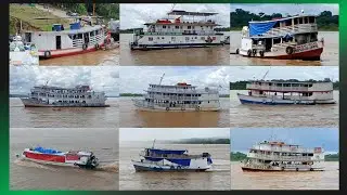 Movimentação de embarcações em Manicoré/AM - 07/01/2026.