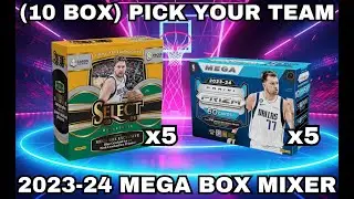 Break #8087 10 BOX NBA MIXER   Prizm and Select Megas PYT