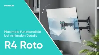 ONKRON R4 ROTO TV- und Monitorhalterung mit 360&deg; Drehfunktion