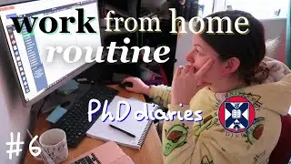 a productive day in the life & what I eat working home as a student | final phd diaries, chapter #6
