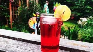 Making a Garden breezer cocktail from the Craft Gin Club