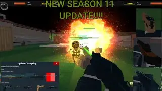 SEASON 11 JUST DROPPED!!!! |Roblox zombie uprising| NEW GUNS, NEW PERK, NEW VISUAL FX, AND MORE!!