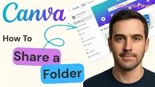 How to Share a Folder in Canva | Canva 2025