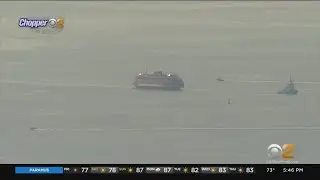 New Staten Island ferry, the Dorothy Day, arrives in NYC
