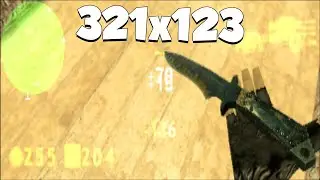CS 1.6 : Resolution 321x123