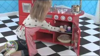 Play Kitchens; Red Vintage Kitchen by KidKraft