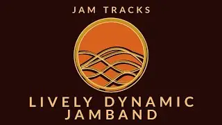 Guitar Backing Track | Lively Dynamic Jam Band | A Mixolydian | 99BPM | 