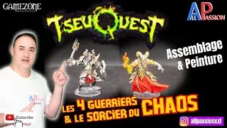 TseuQuest / Peinture Guerrier du chaos primordial /  GUERRERO, BRUJO DEL CAOS PRIMORDIAL