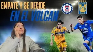 CRUZ AZUL VS TIGRES SEMIFINAL 1-1 | TODO SE DEFINE EN EL VOLCÁN 