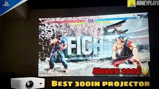 Best PS5 Setup! Rs 15000  4K gaming Projector 300 Inch Home Theater 2025 (under 200 dollar)