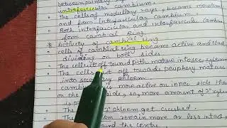 Secondary growth in dicot stem,primary growth ,secondary growth,Activity of cambium.