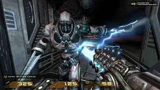 Quake 4 Lightning gun & Dark matter gun Gameplay