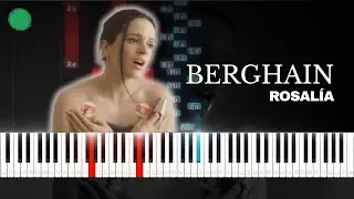 Berghain &middot; Rosal&iacute;a (MUY F&Aacute;CIL) I Piano tutorial