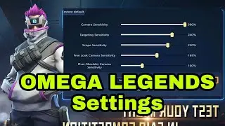 Omega Legends Ping Problem And Perfect Sensitivity Settings || Best Claw Setup For Omega Legends